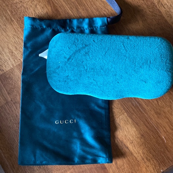 Gucci Square Sunglasses Authentic NWOT 57mm with duster, case and cleaning cloth - Picture 8 of 9